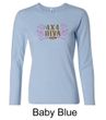 Ford Logo Shirt 4X4 Diva Ladies Long Sleeve Tee T-Shirt