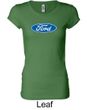 Ford Logo Shirt Oval Emblem Ladies Longer Length Tee T-Shirt