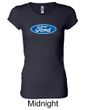 Ford Logo Shirt Oval Emblem Ladies Longer Length Tee T-Shirt