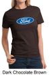 Ford Logo Shirt Oval Emblem Ladies Tee T-Shirt
