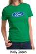 Ford Logo Shirt Oval Emblem Ladies Tee T-Shirt