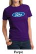 Ford Logo Shirt Oval Emblem Ladies Tee T-Shirt