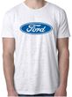 Ford Logo Shirt Oval Emblem Mens Burnout Tee T-Shirt