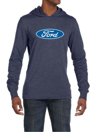Ford Logo Shirt Oval Emblem Mens Lightweight Hoodie Tee T-Shirt