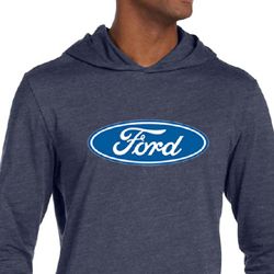 Ford Logo Shirt Oval Emblem Mens Lightweight Hoodie Tee T-Shirt