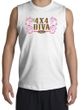 Ford Logo Shooter Shirt - 4x4 Diva Classic Car White Muscle Shirt