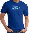 Ford Logo T-shirt - Oval Emblem Classic Car Adult Royal Tee Shirt