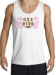 Ford Logo Tank Top - 4x4 Diva Classic Car Adult White Tanktop