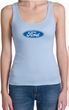 Ford Logo Tank Tops - Oval Emblem Classic Car Juniors Tanktops