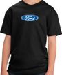 Ford Logo Youth T-shirts - Oval Emblem Classic Car Kids Tee Shirts