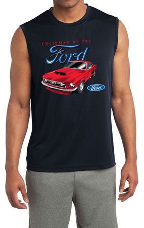 Ford Mens Shirt Chairman of the Ford Sleeveless Moisture Wicking Tee