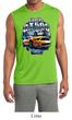 Ford Mens Shirt Yellow White GT500 Sleeveless Moisture Wicking Tee