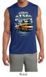 Ford Mens Shirt Yellow White GT500 Sleeveless Moisture Wicking Tee