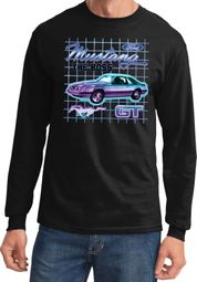 Ford Mustang Boss GT Mens Long Sleeve Shirt