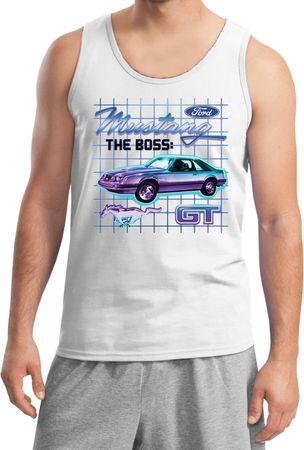 Ford Mustang Boss GT Mens Tank Top