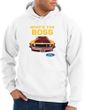 Ford Mustang Boss Hoodie Sweatshirt - Who's The Boss 302 White Hoody