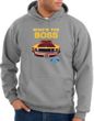 Ford Mustang Boss Hoodie - Who's The Boss 302 Heather Grey Hoody