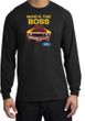 Ford Mustang Boss Long Sleeve Shirt - Who's The Boss 302 Black T-Shirt