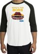Ford Mustang Boss Raglan Shirt - Who's The Boss 302 Adult White/Black