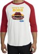 Ford Mustang Boss Raglan Shirt - Who's The Boss 302 White/Red