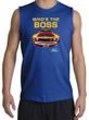Ford Mustang Boss Shooter Shirt - Who's The Boss 302 Adult Royal Shirt