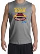 Ford Mustang Boss Shooter Shirt - Who's The Boss 302 Adult Sports Grey