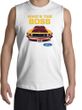Ford Mustang Boss Shooter Shirt - Who's The Boss 302 Adult White Shirt