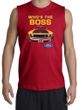 Ford Mustang Boss Shooter Shirt - Who's The Boss 302 Red Muscle Shirt