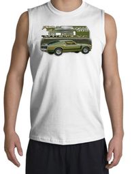 Ford Mustang Boss Shooter Shirts 302 Green Car 1970 Muscle Shirts