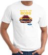 Ford Mustang Boss T-Shirt - Who's The Boss 302 Adult White Tee Shirt