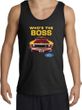 Ford Mustang Boss Tank Top - Who's The Boss 302 Adult Black Tanktop