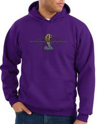 Ford Mustang Cobra Hoodie - Motor Company Grill Adult Purple Hoody Ford Mustang Cobra Hoodie - Motor Company Grill Adult Purple Hoody