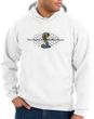 Ford Mustang Cobra Hoodie - Motor Company Grill Adult White Hoody
