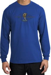 Ford Mustang Cobra Long Sleeve Shirt - Ford Motor Grill Royal T-Shirt Ford Mustang Cobra Long Sleeve Shirt - Ford Motor Grill Royal T-Shirt