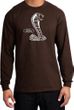 Ford Mustang Cobra Long Sleeve T-Shirt - Adult Brown Shirt