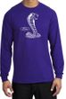 Ford Mustang Cobra Long Sleeve T-Shirt - Adult Purple Shirt