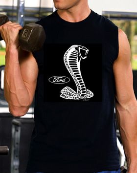 Ford Mustang Cobra Muscle Shirt - Adult Muscle Tee