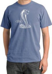 Ford Mustang Cobra Pigment Dyed T-Shirt - Adult Night Blue Tee Ford Mustang Cobra Pigment Dyed T-Shirt - Adult Night Blue Tee