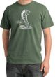 Ford Mustang Cobra Pigment Dyed T-Shirt - Adult Olive Tee