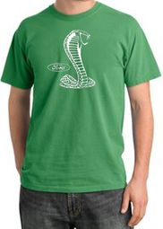 Ford Mustang Cobra Pigment Dyed T-Shirt - Adult Piper Green Tee Ford Mustang Cobra Pigment Dyed T-Shirt - Adult Piper Green Tee
