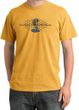 Ford Mustang Cobra Pigment Dyed T-Shirt - Ford Motor Grill Mustard Tee