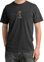 Ford Mustang Cobra Pigment Dyed T-Shirt - Motor Grill Dark Smoke Tee Ford Mustang Cobra Pigment Dyed T-Shirt - Motor Grill Dark Smoke Tee