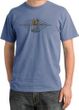 Ford Mustang Cobra Pigment Dyed T-Shirt - Motor Grill Night Blue Tee