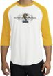 Ford Mustang Cobra Raglan Shirt - Ford Motor Company Grill White/Gold
