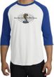 Ford Mustang Cobra Raglan Shirt - Ford Motor Company Grill White/Royal
