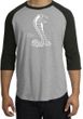 Ford Mustang Cobra Raglan T-shirt - Adult Heather Grey/Black Shirt