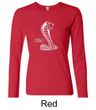Ford Mustang Cobra Shirt Classic Muscle Car Ladies Long Sleeve Tee