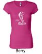 Ford Mustang Cobra Shirt Classic Muscle Car Ladies Longer Length Tee