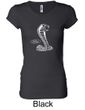 Ford Mustang Cobra Shirt Classic Muscle Car Ladies Longer Length Tee