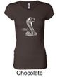 Ford Mustang Cobra Shirt Classic Muscle Car Ladies Longer Length Tee